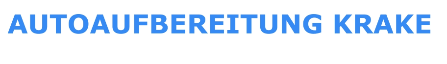 AUTOAUFBEREITUNG KRAKE